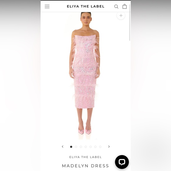 Eliya the Label dress. Pink Madelyn Dress - Picture 2 of 7